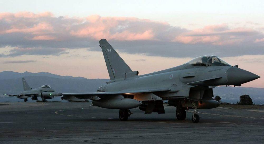 Typhoons continue to operate from their Cyprus base.