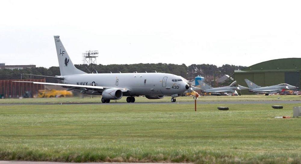 Poseidon P-8A will be landing this week at Lossiemouth.