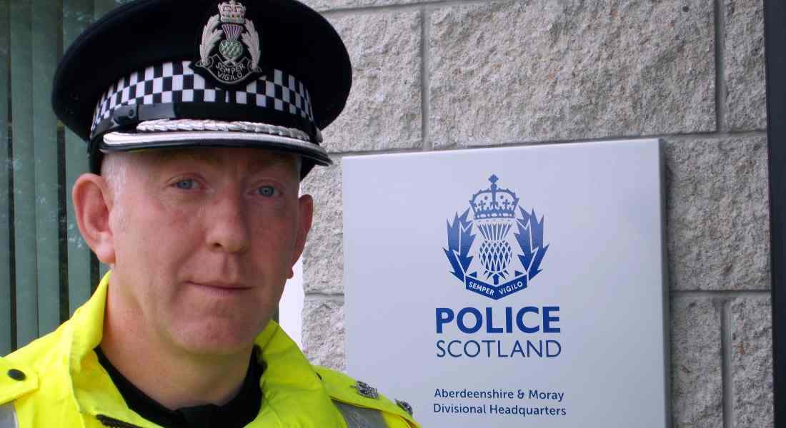 Chief Superintendent Campbell Thomson was reporting to Moray Council.