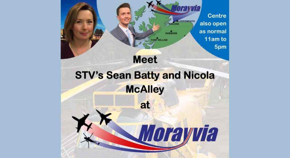 STV News presenters to visit Moray on Saturday.