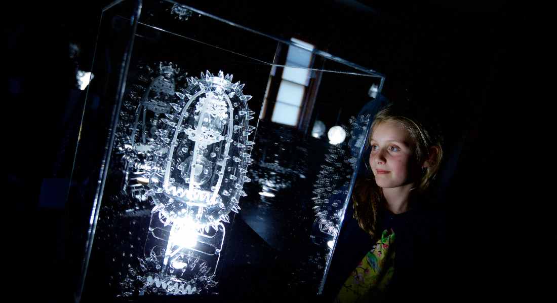 Glass Microbiology at Brodie Castle - just one of the dozens of events making up the Findhorn Arts Festival. (Pic: Paul Campbell)