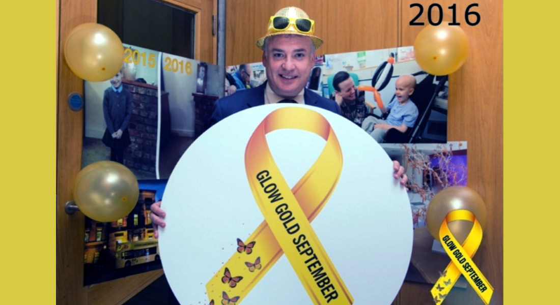 Richard Lochhead - urging constituents to support 'Glow Gold' for childhood cancer.