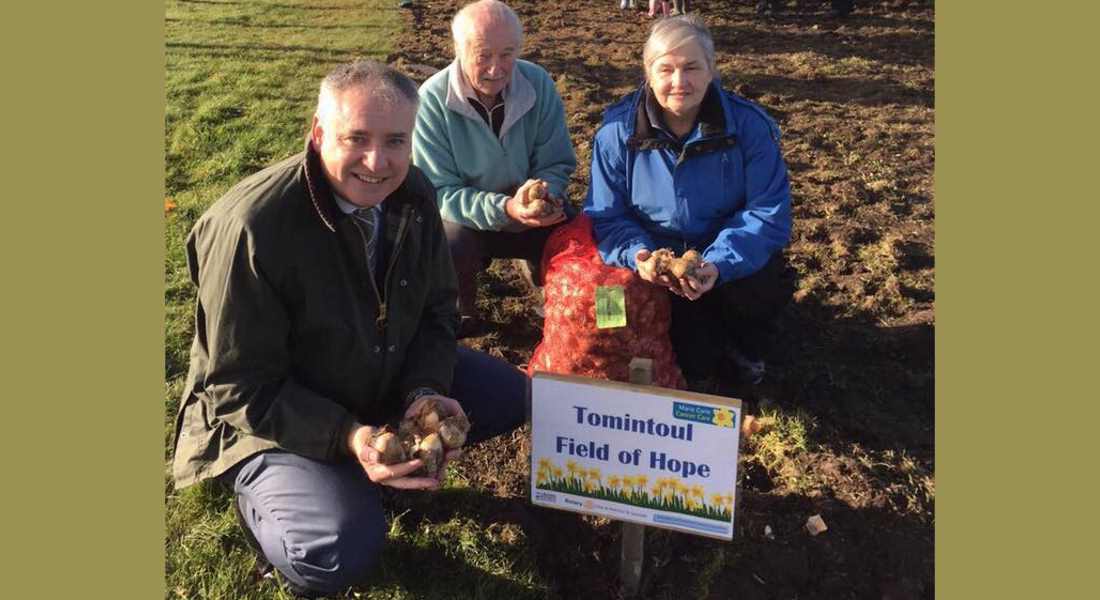 'Field of Hope' is laid at Tomintoul.