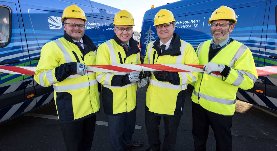 MP and MSP formally opened the new depot.