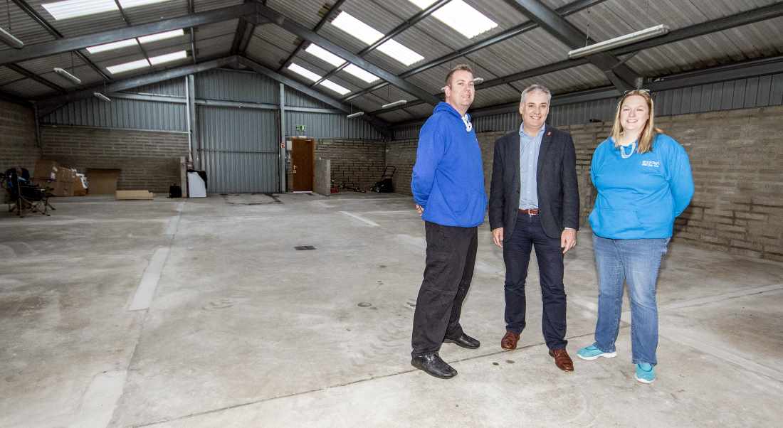 David and Lara met with Richard Lochhead on the site they aim to use as a new Rum Distillery.