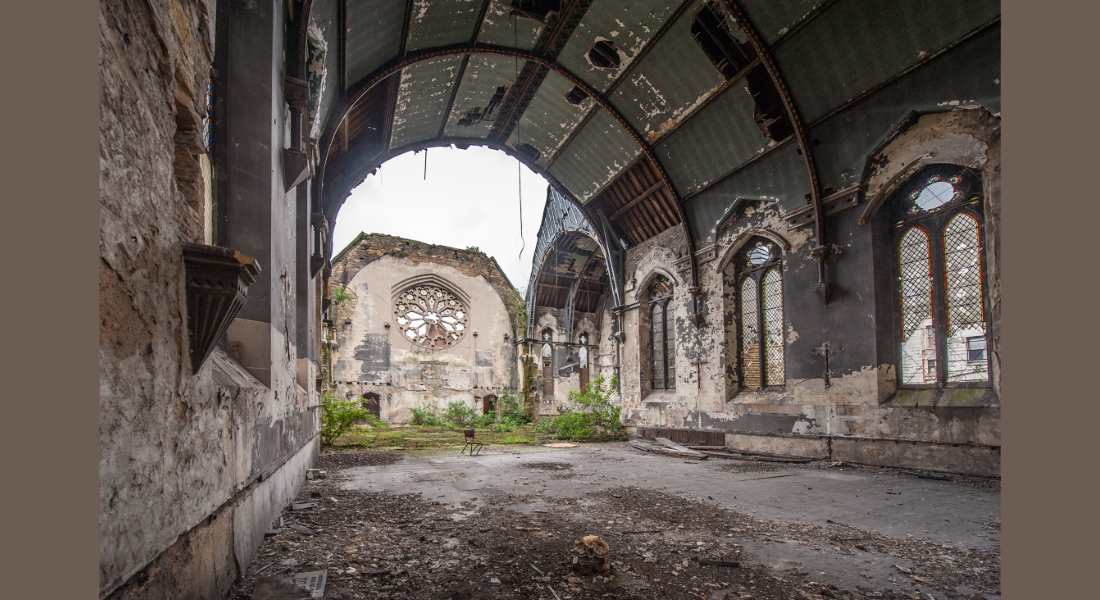 Currently derelict, plans are being laid to restore the church designed by Elgin brothers 