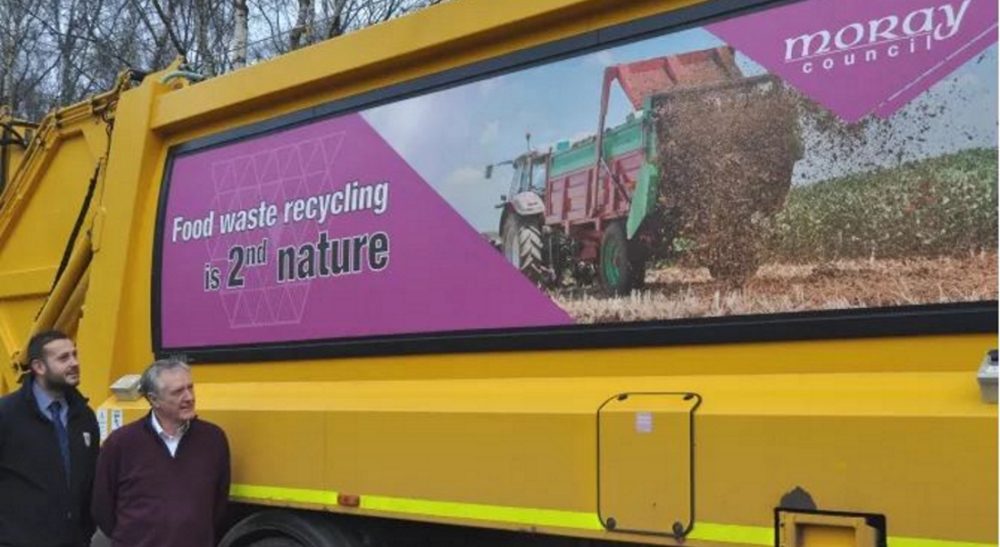 Side panels will urge greater effort in recycling Moray's food waste.