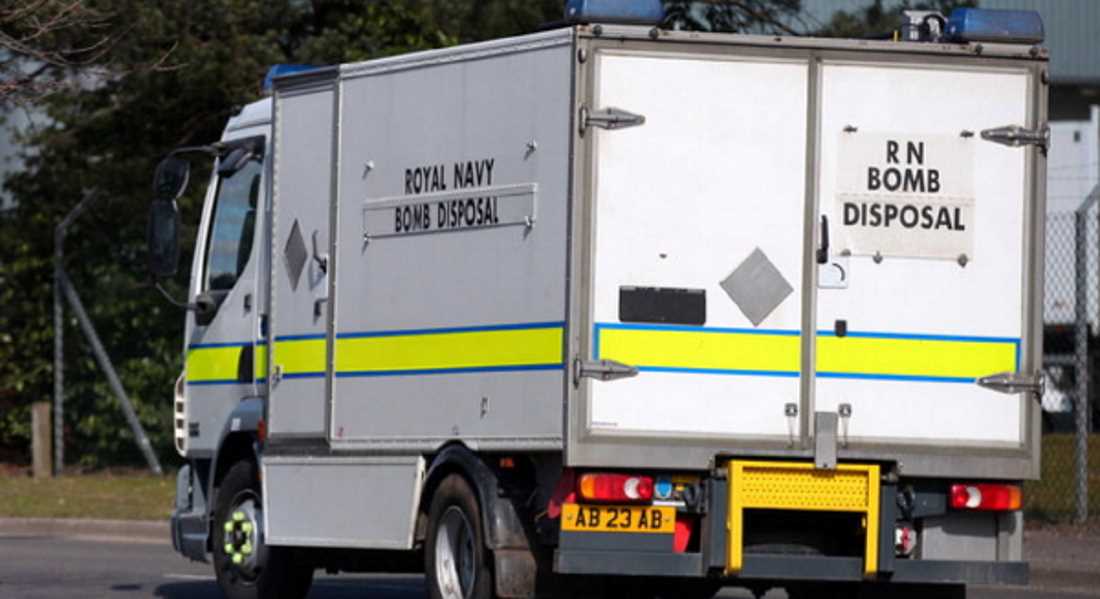Bomb Disposal unit called in from Faslane.