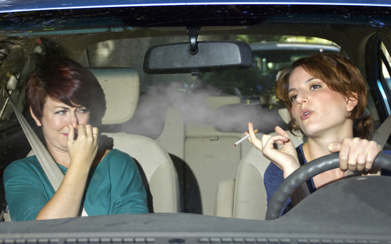 In-car smoking is illegal from today if vehicle is carrying anyone under the age of 18.